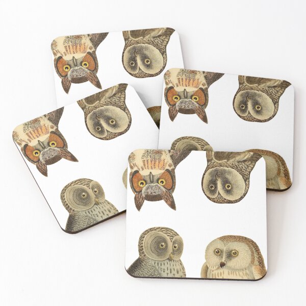 Item preview, Awkward Owls Staring Sticker Pack designed and sold by Organic Creeps.