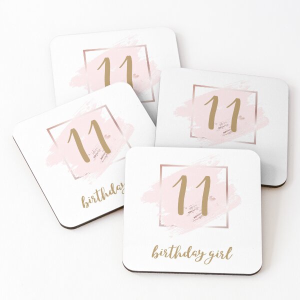 Item preview, 11th Birthday Girl - eleventh Birthday Celebration Design designed and sold by Partypumpkin.