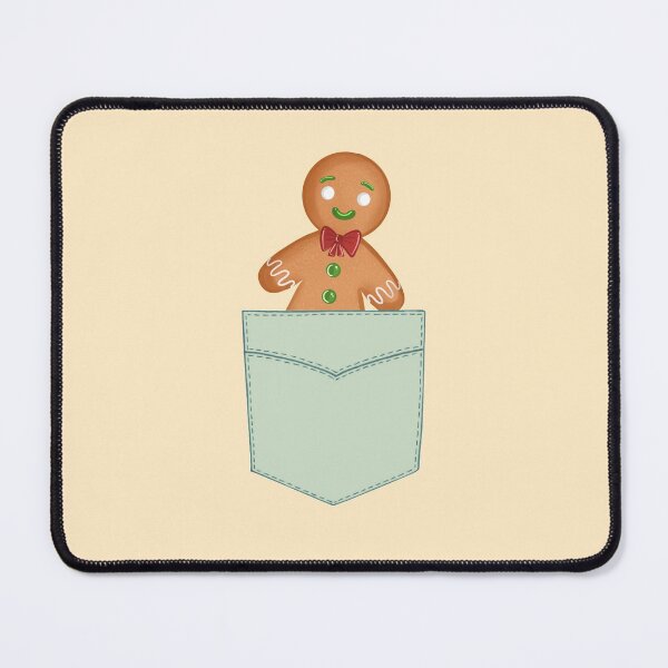Item preview, Gingerbread man in green pocket designed and sold by ShirtVibes.