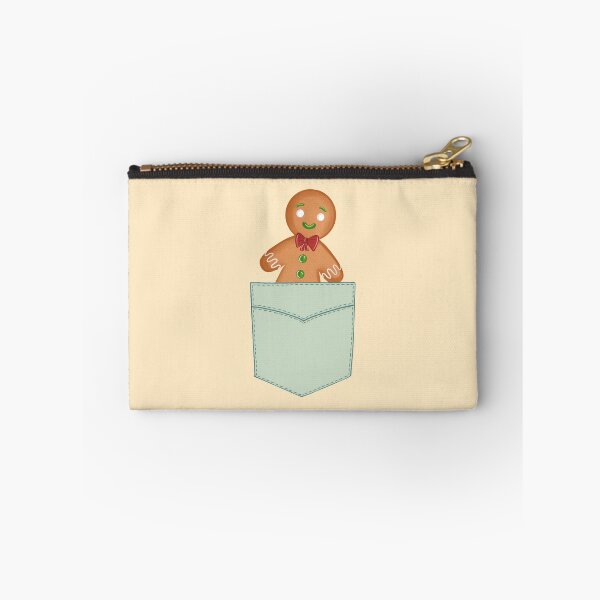 Item preview, Gingerbread man in green pocket designed and sold by ShirtVibes.
