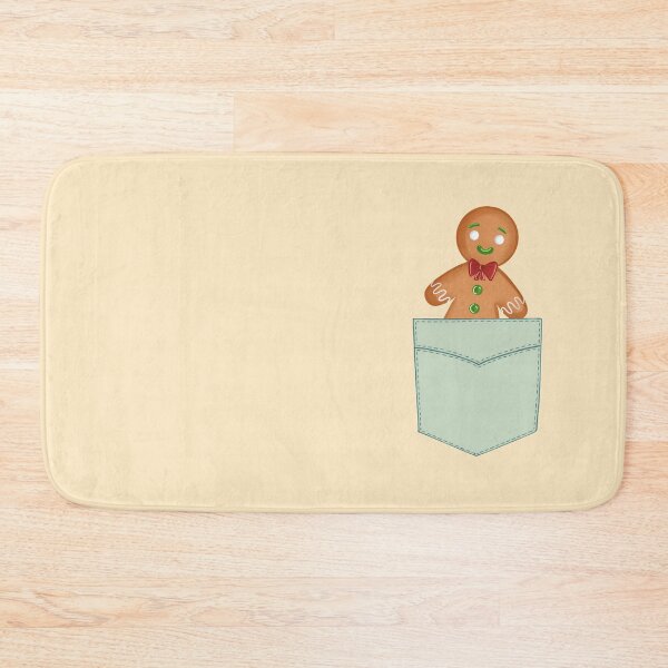 Item preview, Gingerbread man in green pocket designed and sold by ShirtVibes.