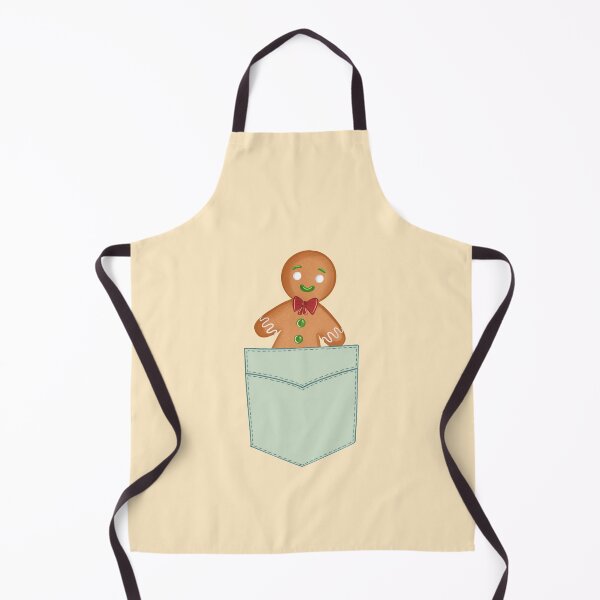 Item preview, Gingerbread man in green pocket designed and sold by ShirtVibes.
