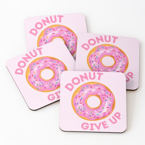 Item preview, Donut Give Up designed and sold by ArtsySaturn.