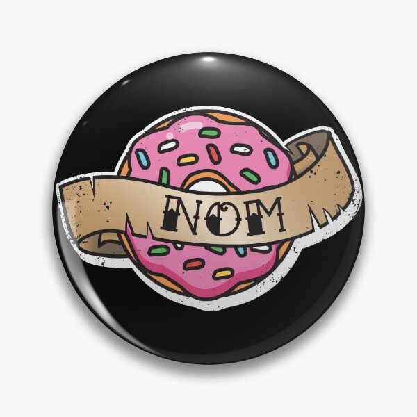 Item preview, NOM Donut Tattoo designed and sold by roboticaldad.
