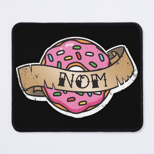 Item preview, NOM Donut Tattoo designed and sold by roboticaldad.