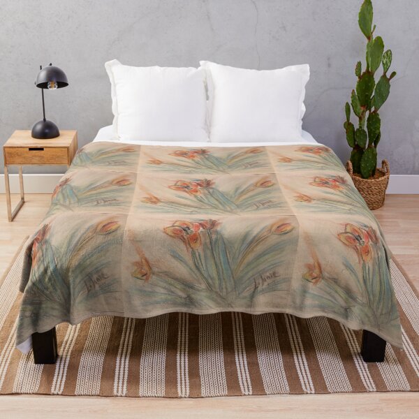 Item preview, lilies on a windy day designed and sold by Lanie B Meyer.