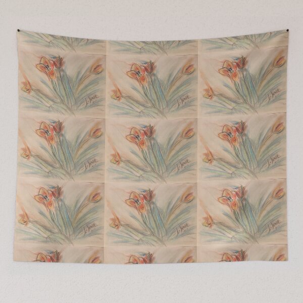 Item preview, lilies on a windy day designed and sold by Lanie B Meyer.