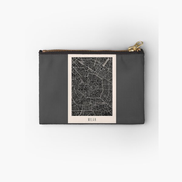 Item preview, Milan City Street Map Dark designed and sold by Teecha.