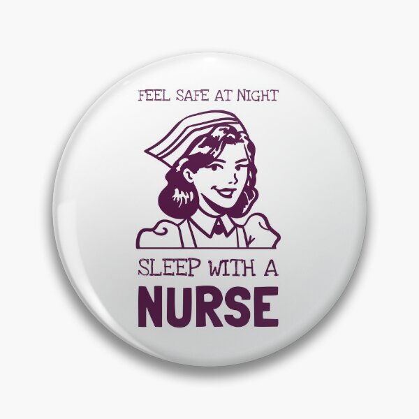 Item preview, Feel safe at night - Sleep with a nurse - Funny nurse  designed and sold by Dvzshirts.