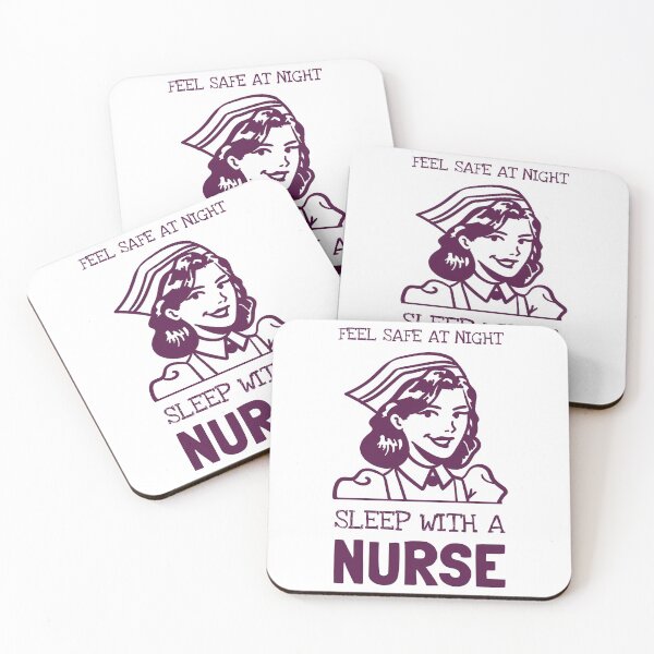 Item preview, Feel safe at night - Sleep with a nurse - Funny nurse  designed and sold by Dvzshirts.
