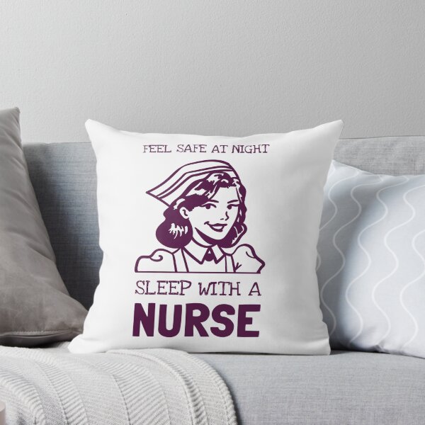 Item preview, Feel safe at night - Sleep with a nurse - Funny nurse  designed and sold by Dvzshirts.