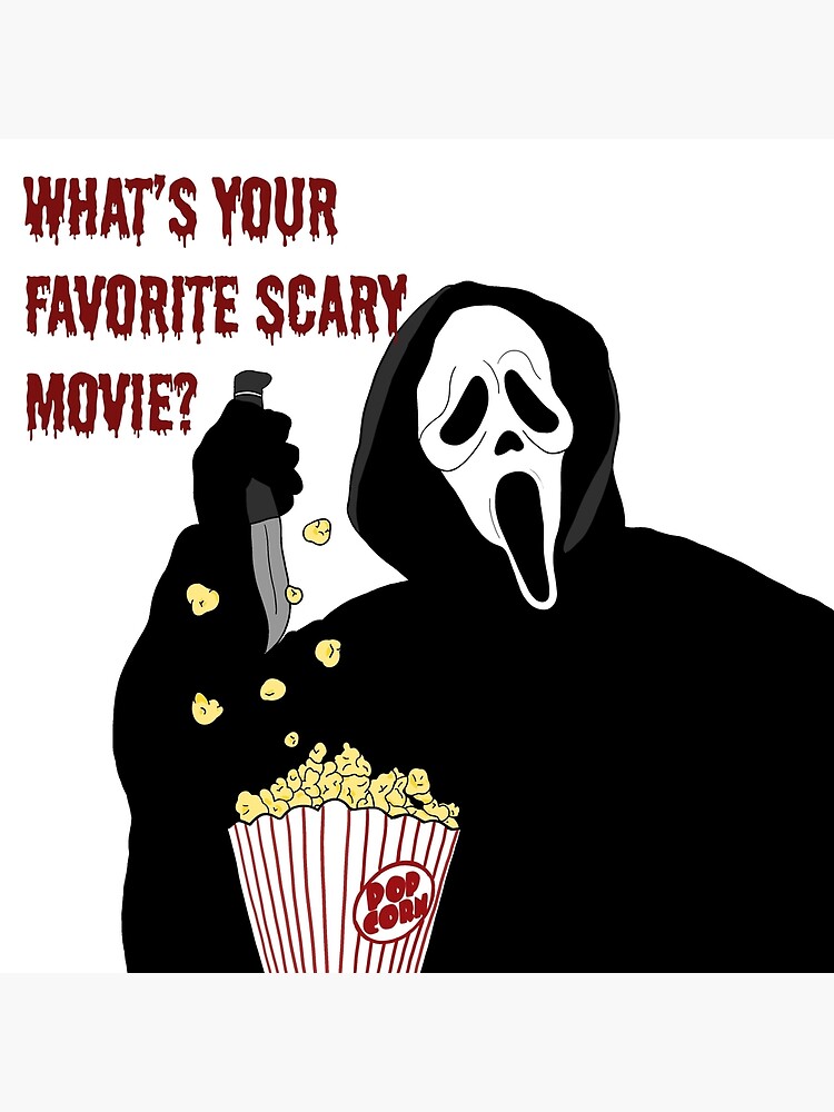 Ghost Face: What's Your Favorite Scary Movie PRINTS and STICKERS – Art Lab  Candy
