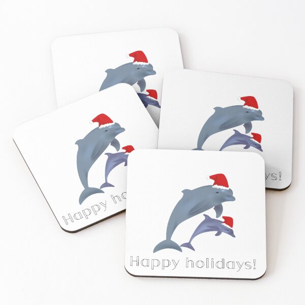Item preview, Lovely Christmas T shirt with dolphins  designed and sold by DAGIT.