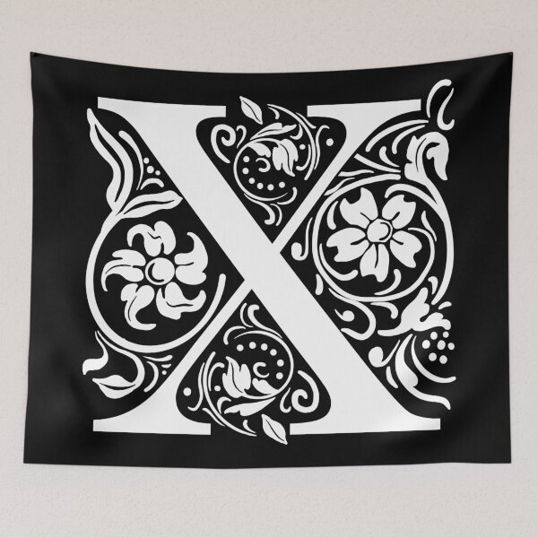 Item preview, Illuminated Initial X designed and sold by rogue-design.