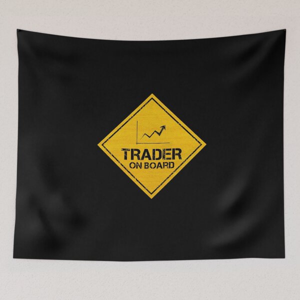 Item preview, Trader On Board - Stickers for Cars designed and sold by CAUTION SHOP.