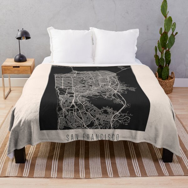 Item preview, San Francisco City Street Map Dark designed and sold by Teecha.