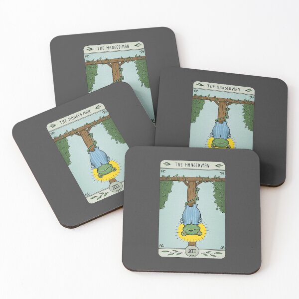 Item preview, Frog Tarot - The Hanged Man designed and sold by agrapedesign.