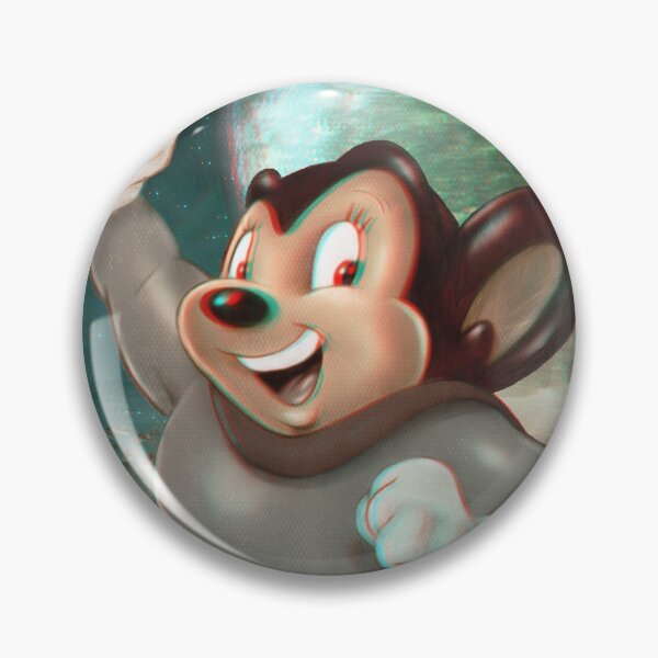 Item preview,  Mighty Mouse Anaglyph 3d pop-art illustration designed and sold by 3dPopArt.