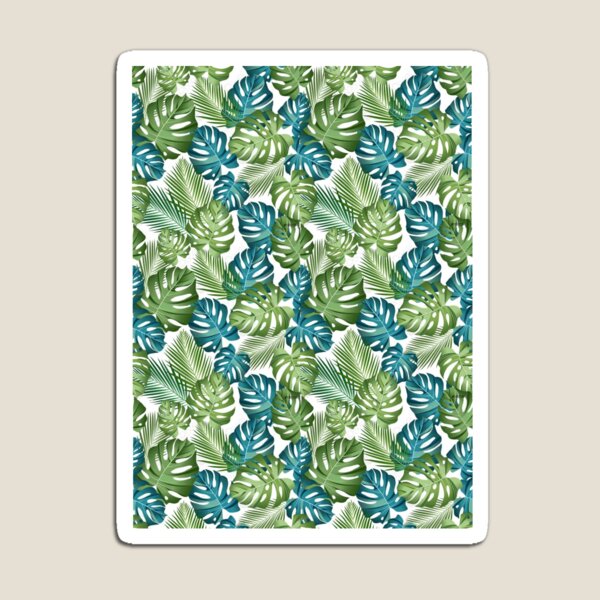 Item preview, Tropical Vibe Leafy Pattern  designed and sold by Inkrebel.