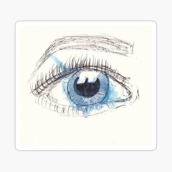 Sad Blues Sticker