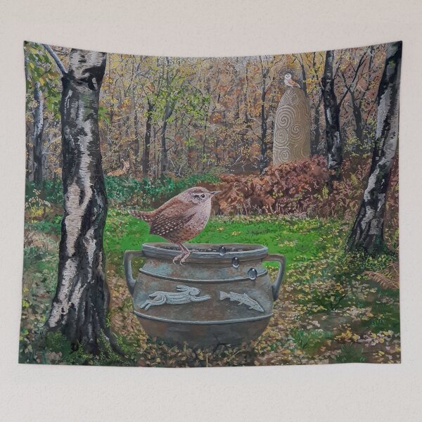 Item preview, The Cauldron and the Wren designed and sold by WildWoodGroves.
