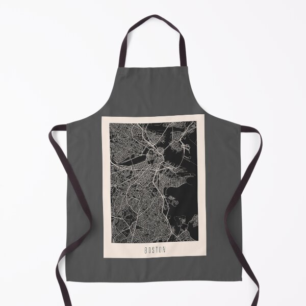 Item preview, Boston City Street Map Dark designed and sold by Teecha.