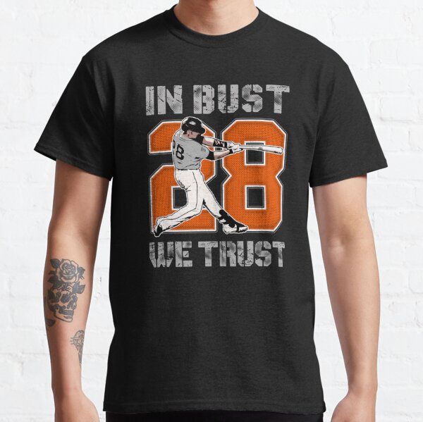 Toddler San Francisco Giants Buster Posey Majestic Orange Name & Number  Alternate T-Shirt