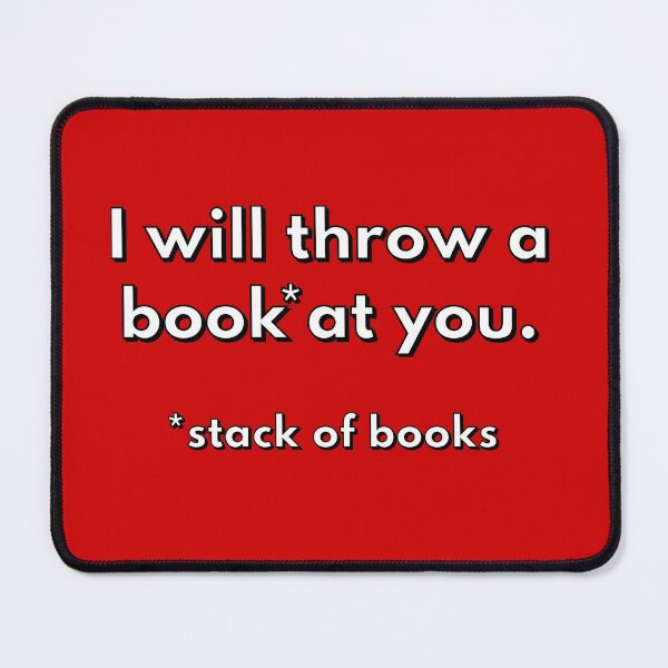 Item preview, Warning: Severe Danger of Book Throwing designed and sold by Capputeeno.