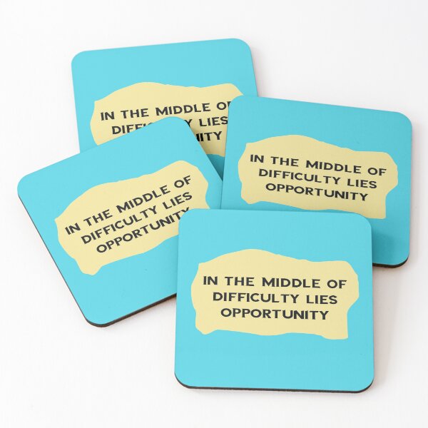 Item preview, In The Middle Of Difficulty Lies Opportunity designed and sold by Polla-Shirt.