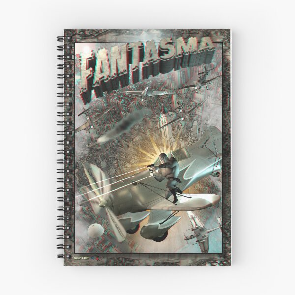 Item preview,  Fantasma (ThePhantom) Anaglyph 3d pop-art illustration (version 2) designed and sold by 3dPopArt.
