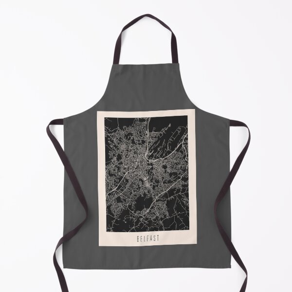 Item preview, Belfast City Street Map Dark designed and sold by Teecha.