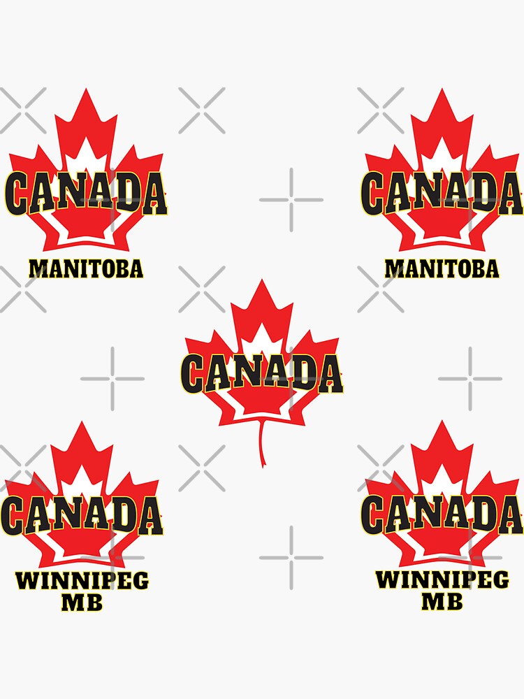 "WINNIPEG MANITOBA" Sticker for Sale by TJays Redbubble