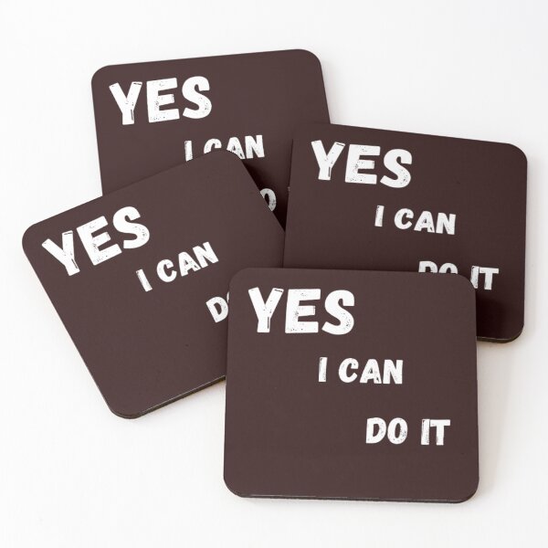 Item preview, yes i can do it - motivational vibes designed and sold by BROWNEESHOUSE.