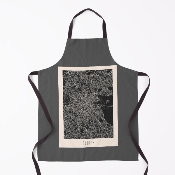 Item preview, Dublin City Street Map Dark designed and sold by Teecha.