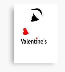My Funny Valentine design Canvas Print