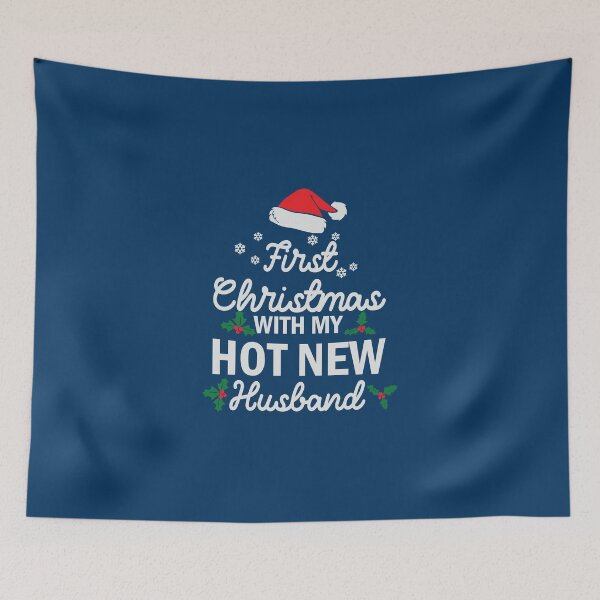 Item preview, First Christmas With My Hot New Husband | Funny Newlywed  designed and sold by thecooltable.