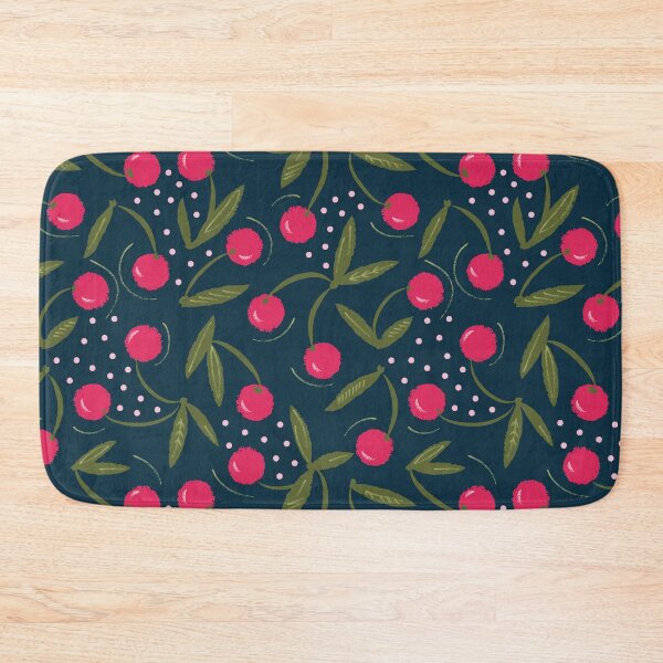 Item preview, vintage cherry pattern retro collection, Spring Cherry Berries, cherries polka dots pattern, gift for fruit lovers designed and sold by Dotsby.