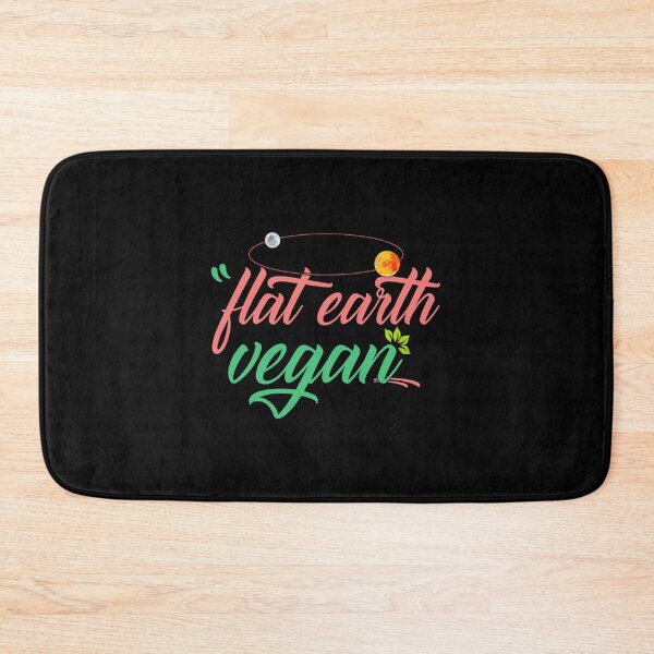 Artikelvorschau, Flache Erde Vegan! Cooler Flatearth Veganer Geschenkdruck entworfen und verkauft von theodoros20.