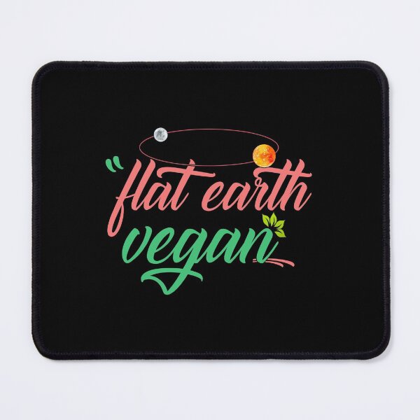 Item preview, Flat earth Vegan! Cool Flatearth Vegan Gift print designed and sold by theodoros20.