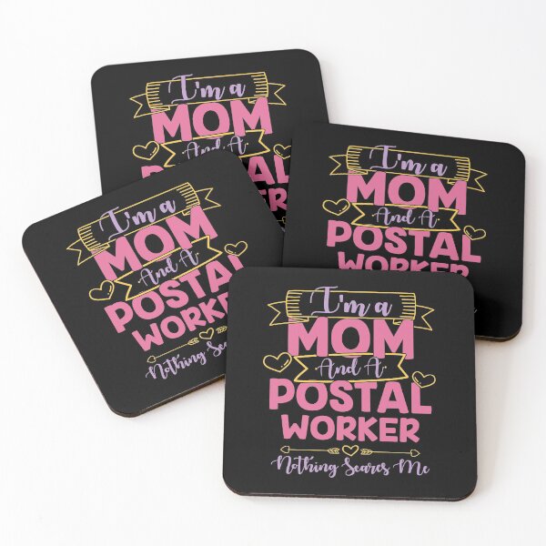Item preview, Womens I'm A Mom And A Postal Worker Mail Lady Funny Mailwoman Work print designed and sold by theodoros20.