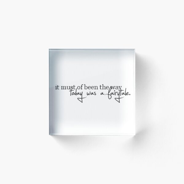 Item preview, Today Was A Fairytale  designed and sold by lyricaldesigns6.