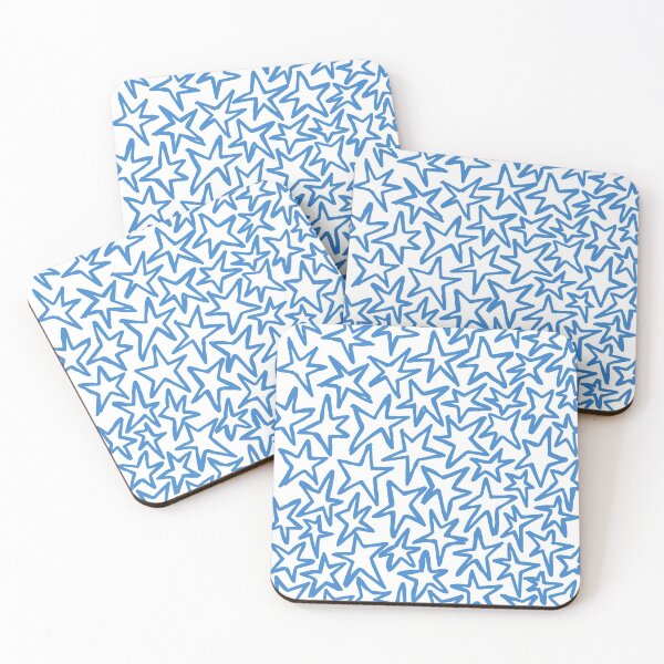 Item preview, light blue stars designed and sold by artbygussie.