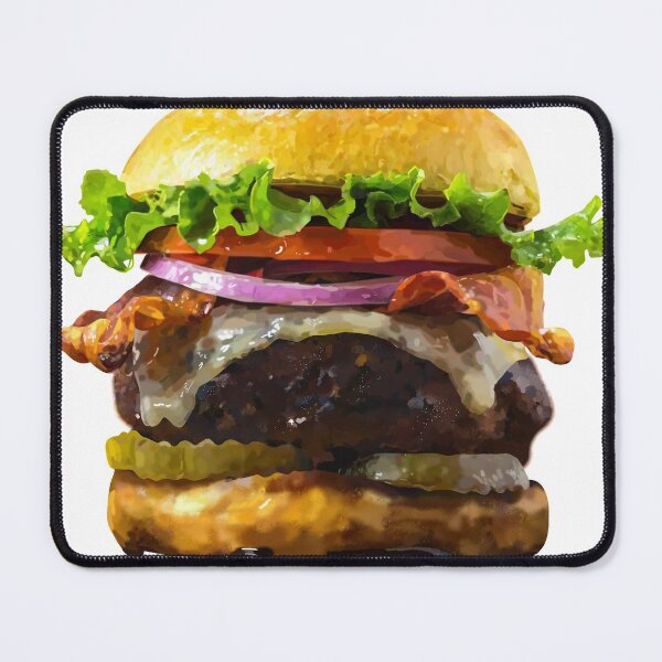 Item preview, Realistic Burger Sticker designed and sold by ArtfullyReka.