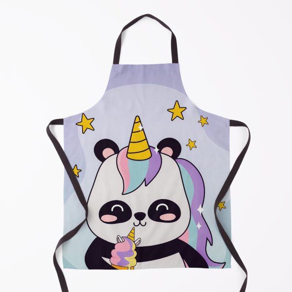 Item preview, kawaii panda with unicorn designed and sold by KawaiiCrew.