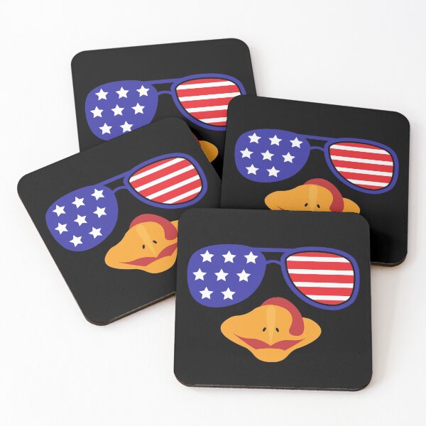 Item preview, Turkey Face With American Flag Sunglasses Thanksgiving designed and sold by ZiesMerch.