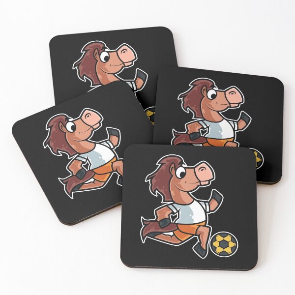 Item preview, Horse Football Game Day Funny Team Sports Soccer design designed and sold by theodoros20.