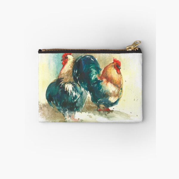 Item preview, Cocks . Watercolor .  designed and sold by fuzzyfox.