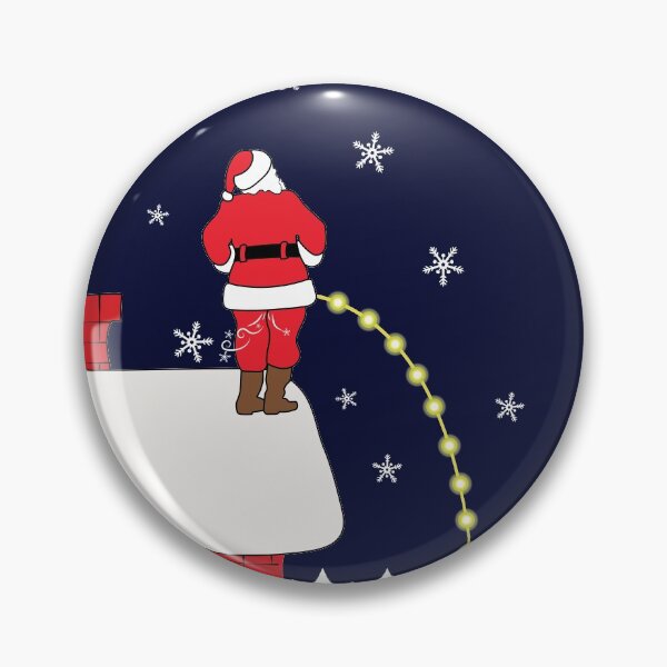 Item preview, Inappropriate Christmas Santa pee designed and sold by aruncvr.