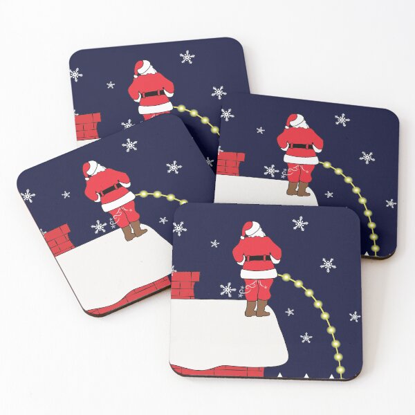 Item preview, Inappropriate Christmas Santa pee designed and sold by aruncvr.