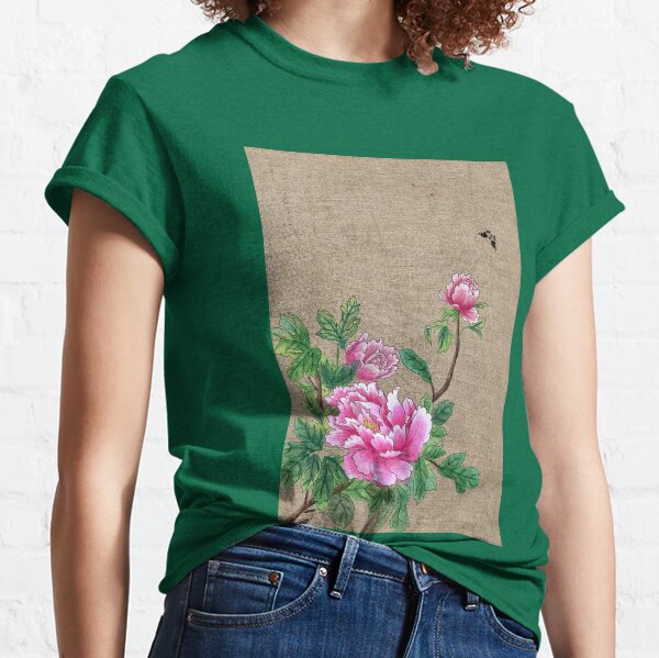 Antiquity Traditional Chinese Painting Ink Light Color Classic T-Shirt